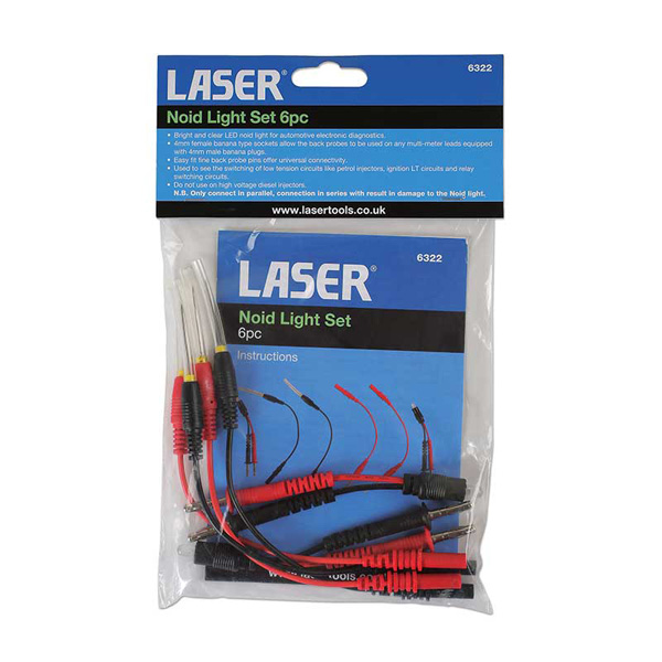 Laser 6322 Noid Light Set 6pc