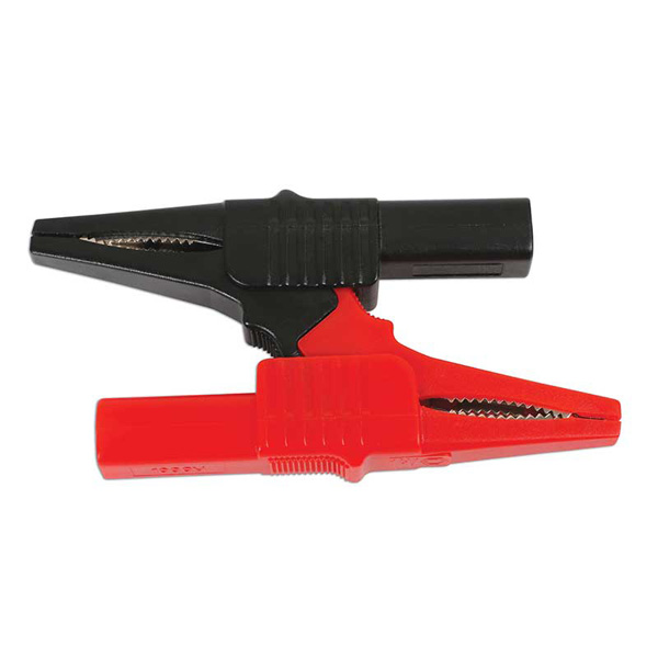 Laser 6542 Crocodile Clips 2pc