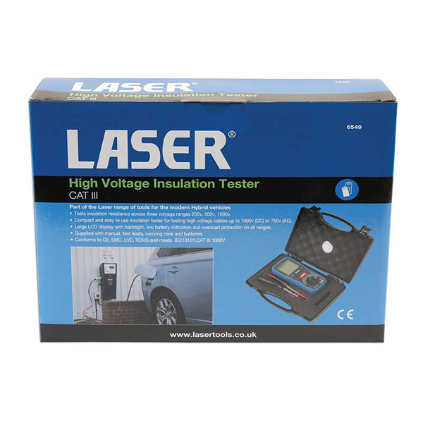 Laser 6549 High Voltage Insulation Tester CAT III