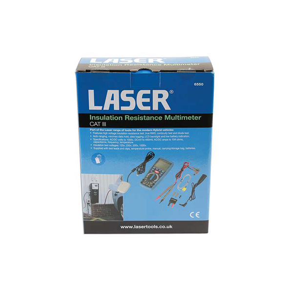 Laser 6550 Insulation Resistance Multimeter CAT III