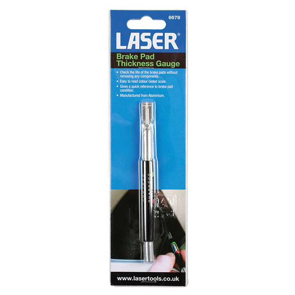 Laser 6678 Brake Pad Thickness Gauge