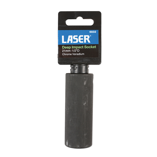 Laser 6832 Deep Impact Socket 1/2"D 21mm