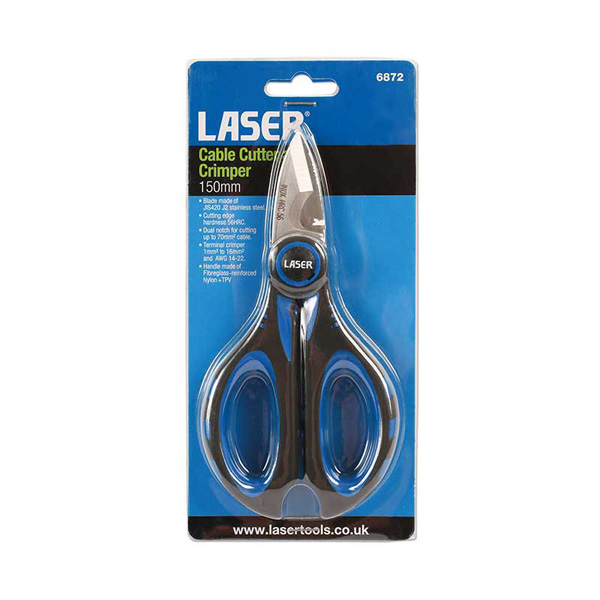 Laser 6872 Cable Cutter & Crimper 150mm
