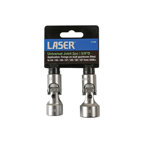 Laser 7153 Universal Joint Socket Set 3/8"D 2pc