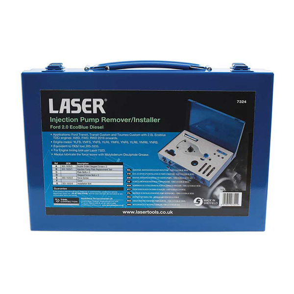 Laser 7324 Injection Pump Remover/Installer-Ford 2.0 Ecoblue Diesel