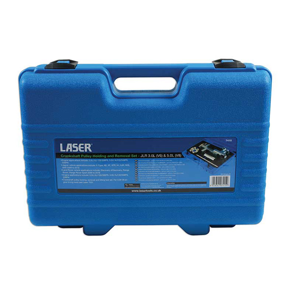 Laser 7415 Crankshaft Pulley Set - JLR 3.0lt(V6) & 5.0lt (V80)