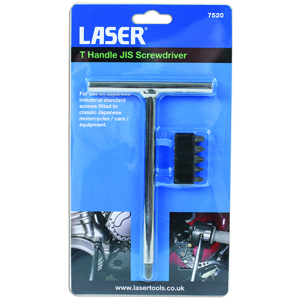 Laser 7520 T Handle JIS Screwdriver