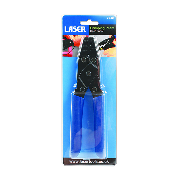 Laser 7642 Open Barrel Crimping Pliers