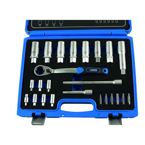 Laser 7673 Shock Absorber & MacPherson Strut Tool Kit 24pc