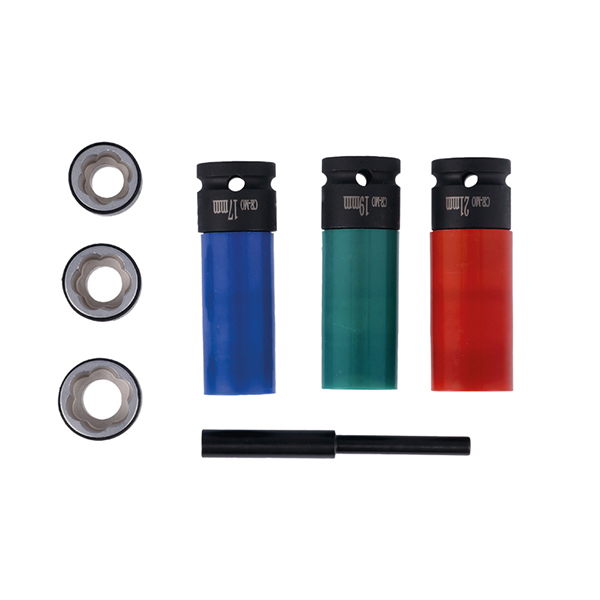 Laser 7920 Wheel Nut & Bolt Extractor Socket Set 7pc
