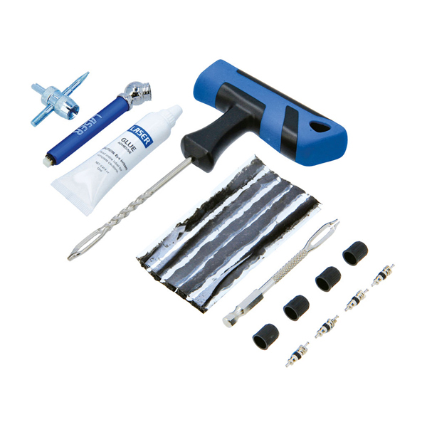 Laser Emergency Tyre Repair Kit with T-Handle & Drill Drive