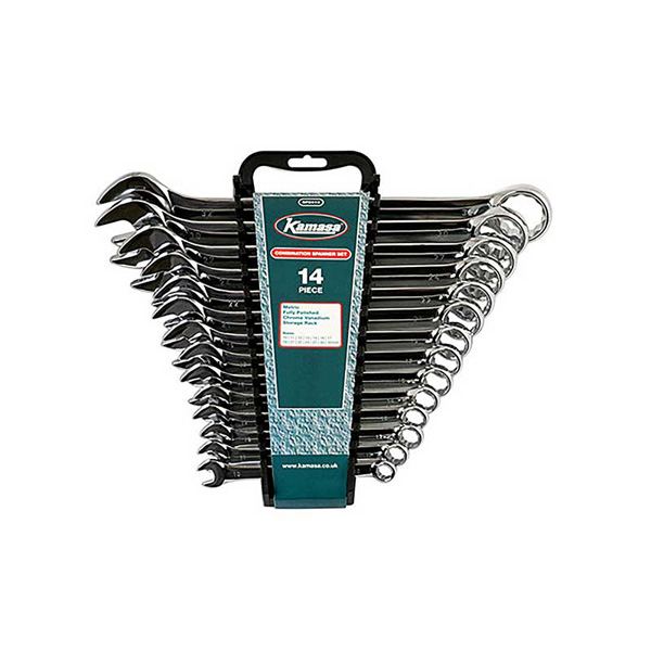 Combination Spanner Set 14pc Euro Car Parts