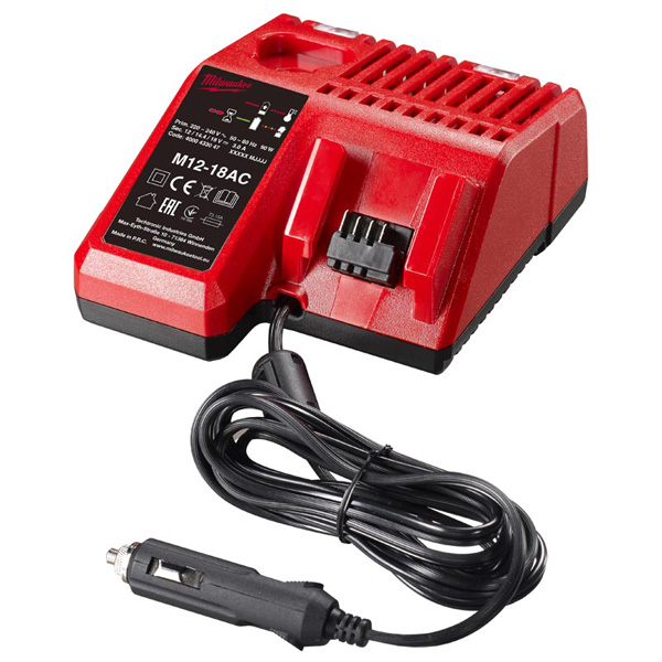 Milwaukee M12-M18 In Car Charger