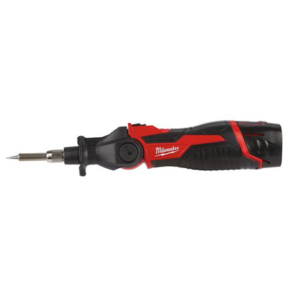 Milwaukee M12 Sub Compact Soldering Iron  (Naked (incs 1 x Pointed Tip 1 x Flat Tip) M12SI