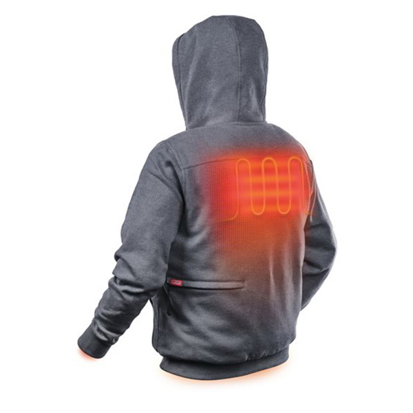 grey milwaukee heated jacket