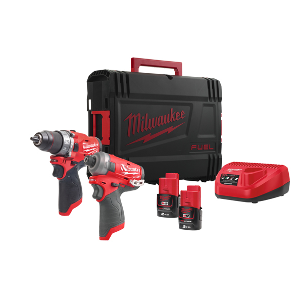 Milwaukee M12 FUEL Sub Compact Percussion  Drill and 1/4 Hex Impact Driver