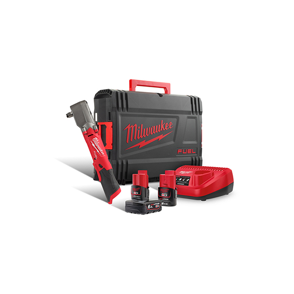 Milwaukee M12 Fuel Right Angled impact wrench 1/2" (kit) 298Nm M12FRAIWF12-622X Clearance