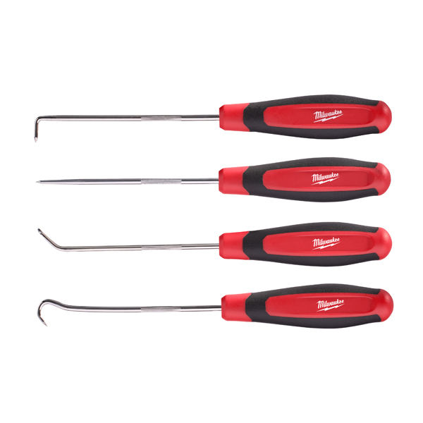 Milwaukee 4 Piece Hook and Pick Set in Storage Tray