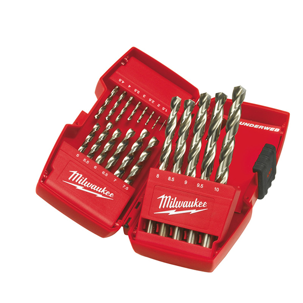 Milwaukee HSS-G Thunderweb Drill Set (DIN338) -19pcs