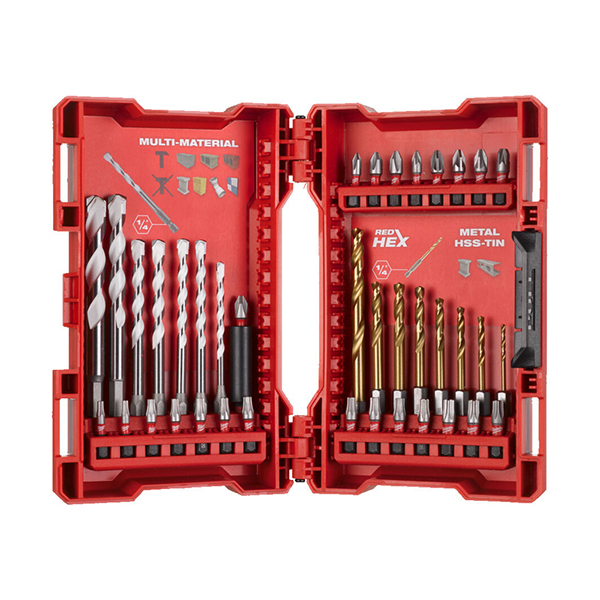 Milwaukee 39 Piece SHOCKWAVE Impact Duty Drill and Driver Set