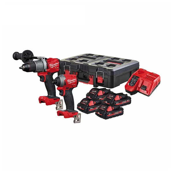 Milwaukee M18 FUEL Twin Pack Combi Drill Impact Driver (Kit) M18FPP2A2-304P