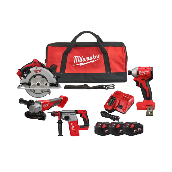 Milwaukee M18 BLPP4A2-503B 4pc Brushless Power Pack