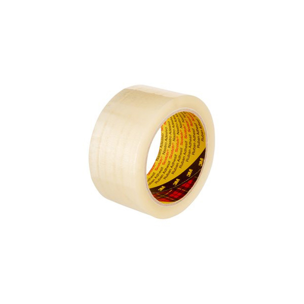 3M General Purpose Box Sealing Tape 371 48 mm x 66 m Clear