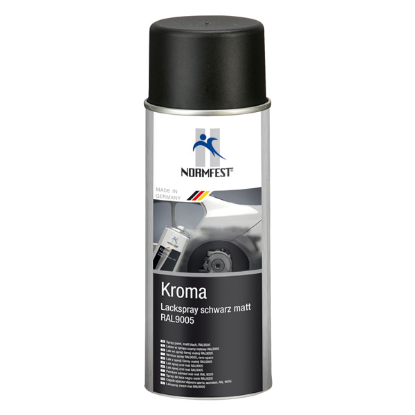 Normfest Kroma - Spray Paint Black Matt RAL 9005