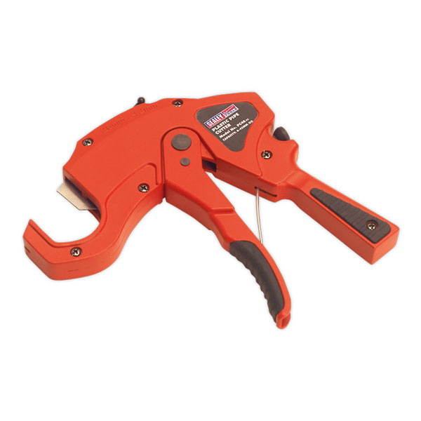 Sealey PC40 Plastic Pipe Cutter 6-42mm Capacity OD