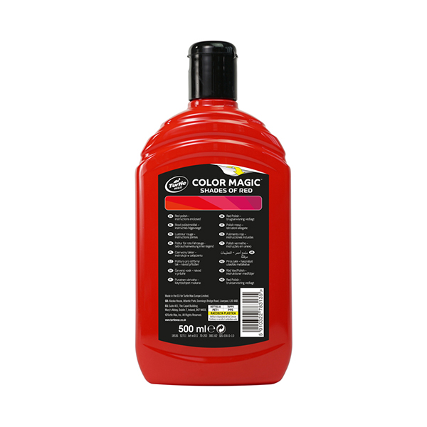 Turtlewax Color Magic Radiant Red Wax 500ml