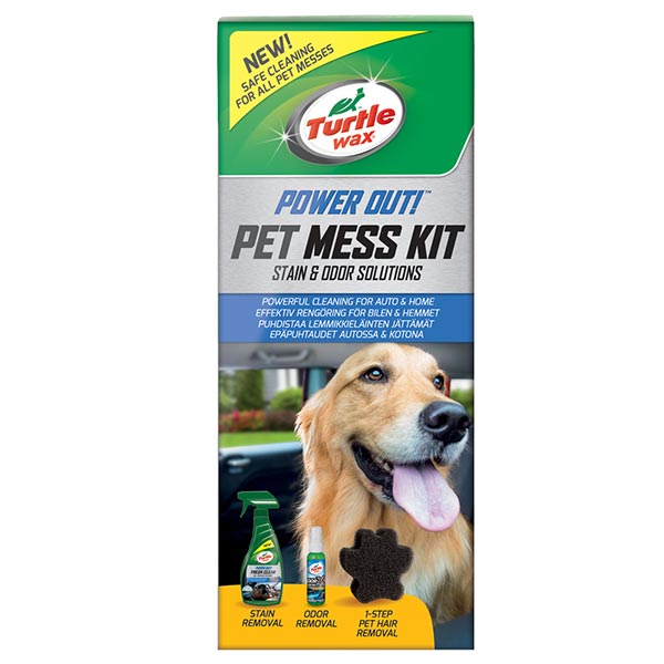 Turtlewax Power Out! Pet Mess Kit Fresh & Clean Collection