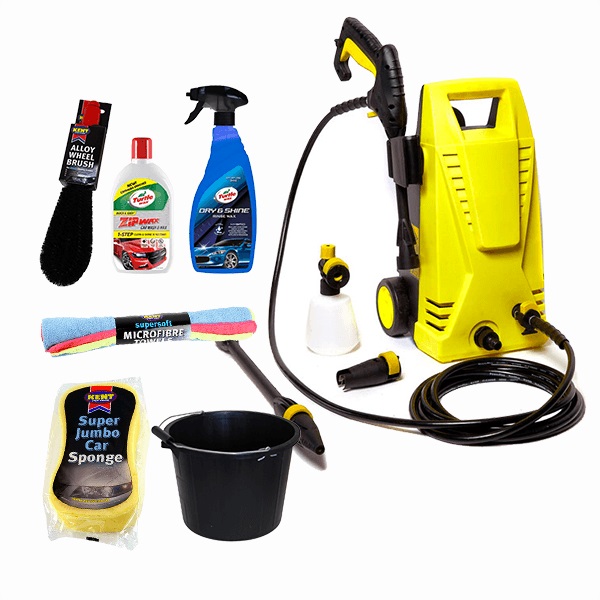 TopTech 1700W Pressure Washer and Cleaning Bundle
