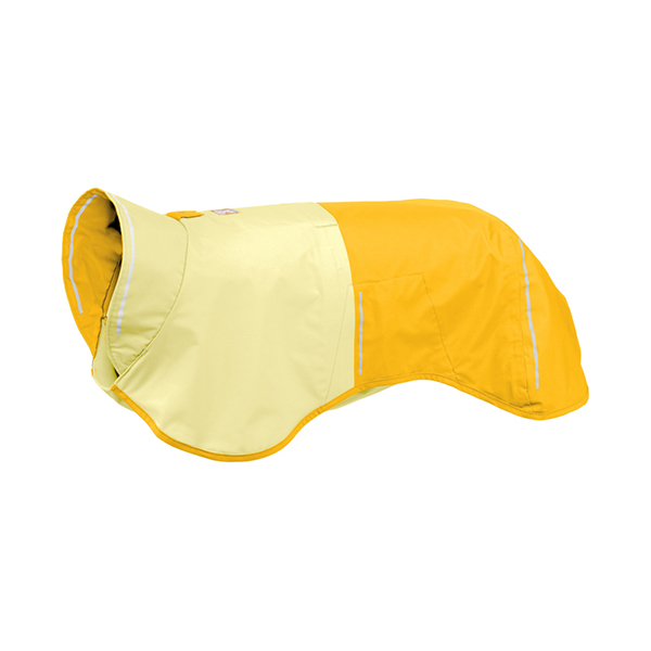 Ruffwear Sun Shower Dog Raincoat in Mineral Yellow (Medium)