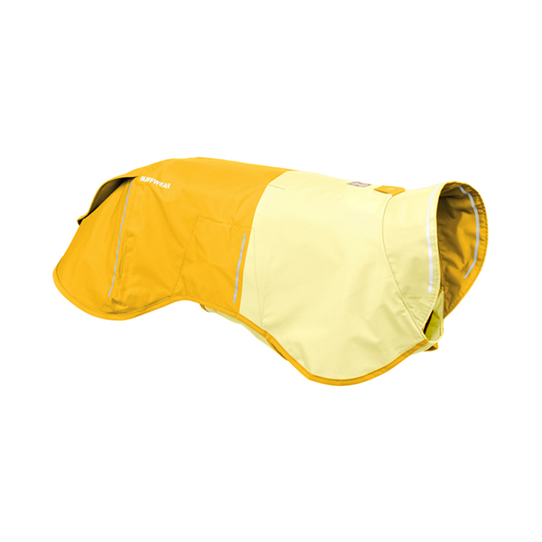 Ruffwear Sun Shower Dog Raincoat in Mineral Yellow (Medium)