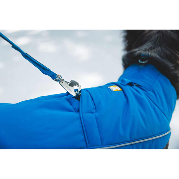 Ruffwear Vert Coverall Dog Snow Suit in Blue Pool (X Small)