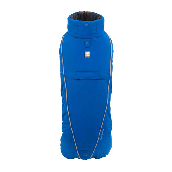 Ruffwear Vert Coverall Dog Snow Suit in Blue Pool (X Small)