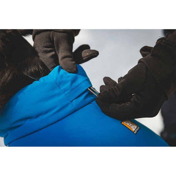 Ruffwear Vert Coverall Dog Snow Suit in Blue Pool (X Small)