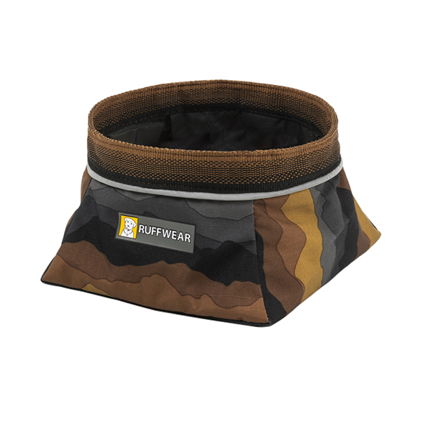 Ruffwear Quencher Dog Bowl with Moonlight Mountains Print (Medium)