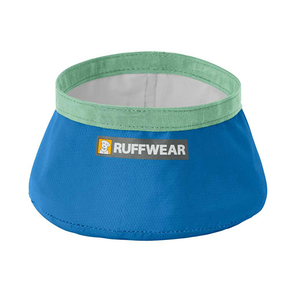 Ruffwear Trail Runner Ultralight Dog Bowl in Blue Pool