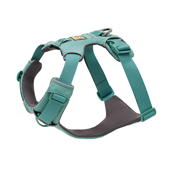 Ruffwear Front Range Dog Harness in River Rock Green (Small)