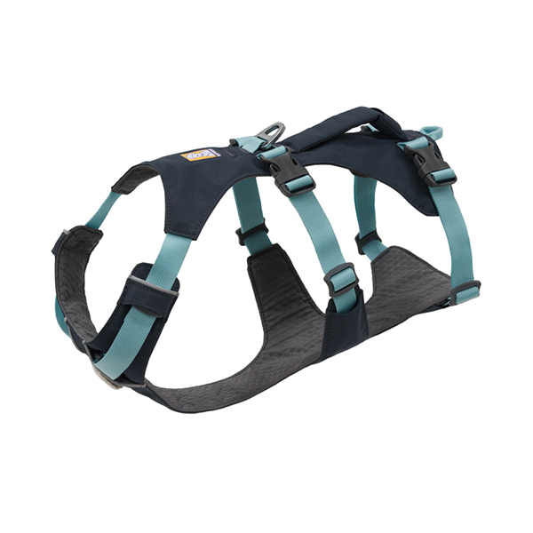 Ruffwear Flagline Dog Harness with Handle in Basalt Grey (Small)