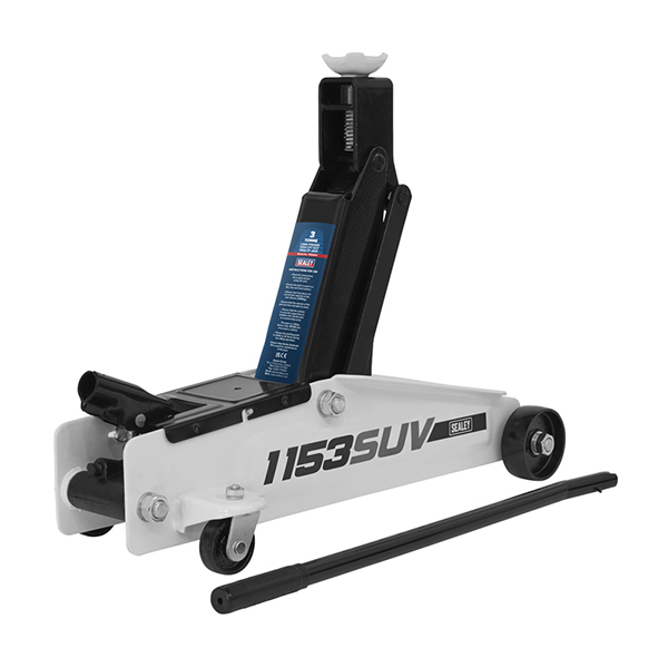 Sealey 1153SUV Long Chassis High Lift SUV Trolley Jack 3tonne