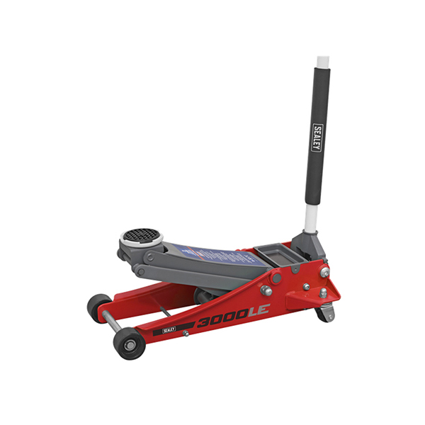Sealey 3 tonne Low Entry Trolley Jack with Rocket Lift
