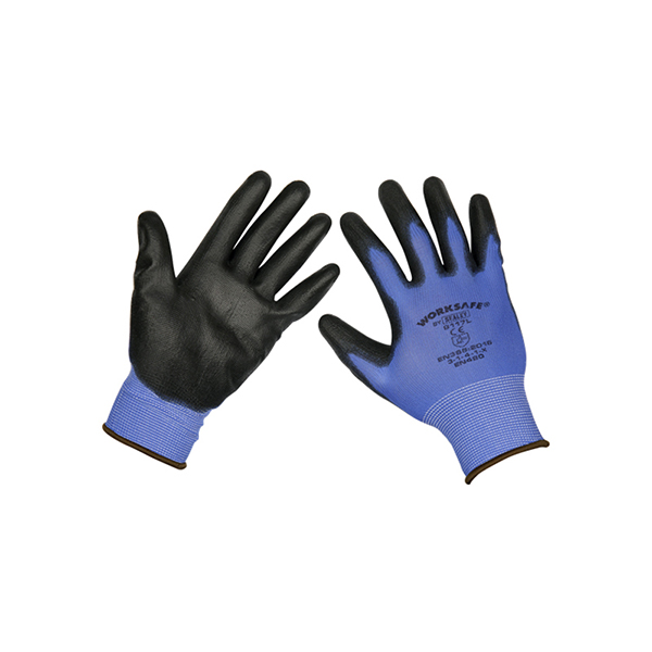 Sealey 9117L Lightweight Precision Grip Gloves (Large) - Pair