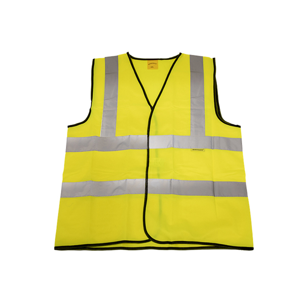 Sealey 9804XXL Hi-Vis Waistcoat (Site and Road Use) Yellow - XX-Large