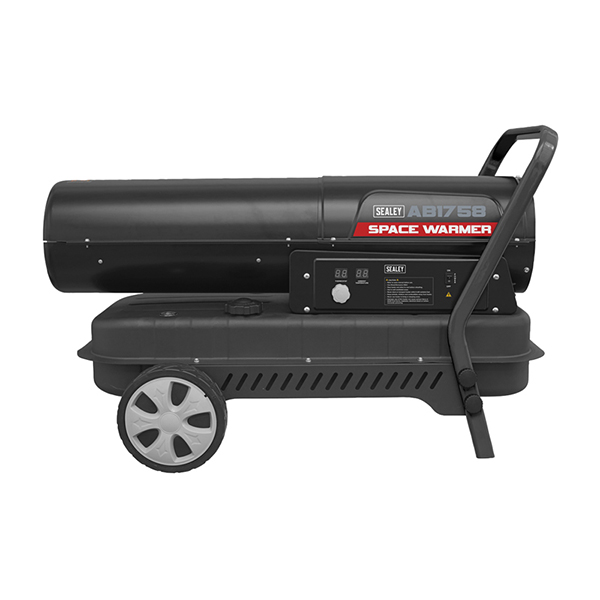 Sealey AB1758 Space Warmer Paraffin/Kerosene/Diesel Heater 175,000Btu/hr  with Wheels | Euro Car Parts