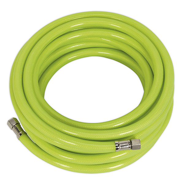 Sealey Air Hose High Visibility 10mtr x 8mm with 1/4"BSP Unions
