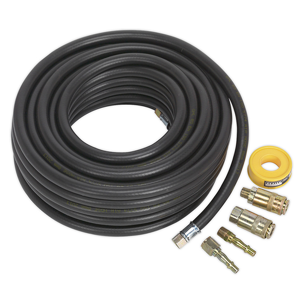 Sealey Air Hose Kit 15mtr x 8mm with Connectors