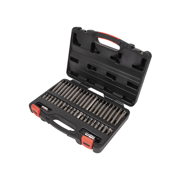 Sealey AK21942 TRX-Star/Hex/Spline Bit Set 42pc 3/8" & 1/2"Sq Drive