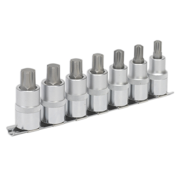Ribe Socket Bit Set 7pc 1/2"Sq Drive 55mm